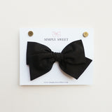 Black - Knot Bow