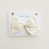 Cream - Knot Bow