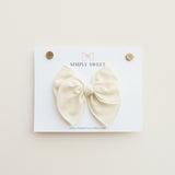 Cream - Edged Bow