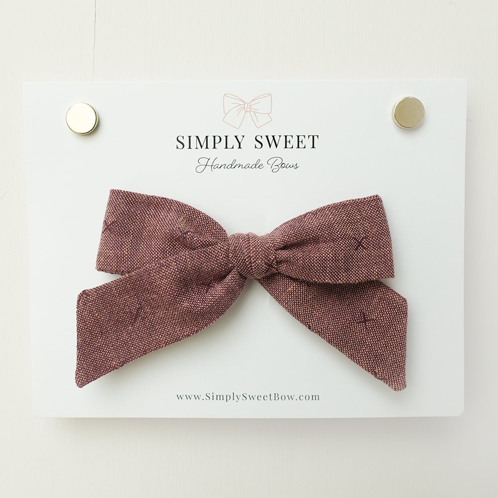 Mulberry - Handtied Bow