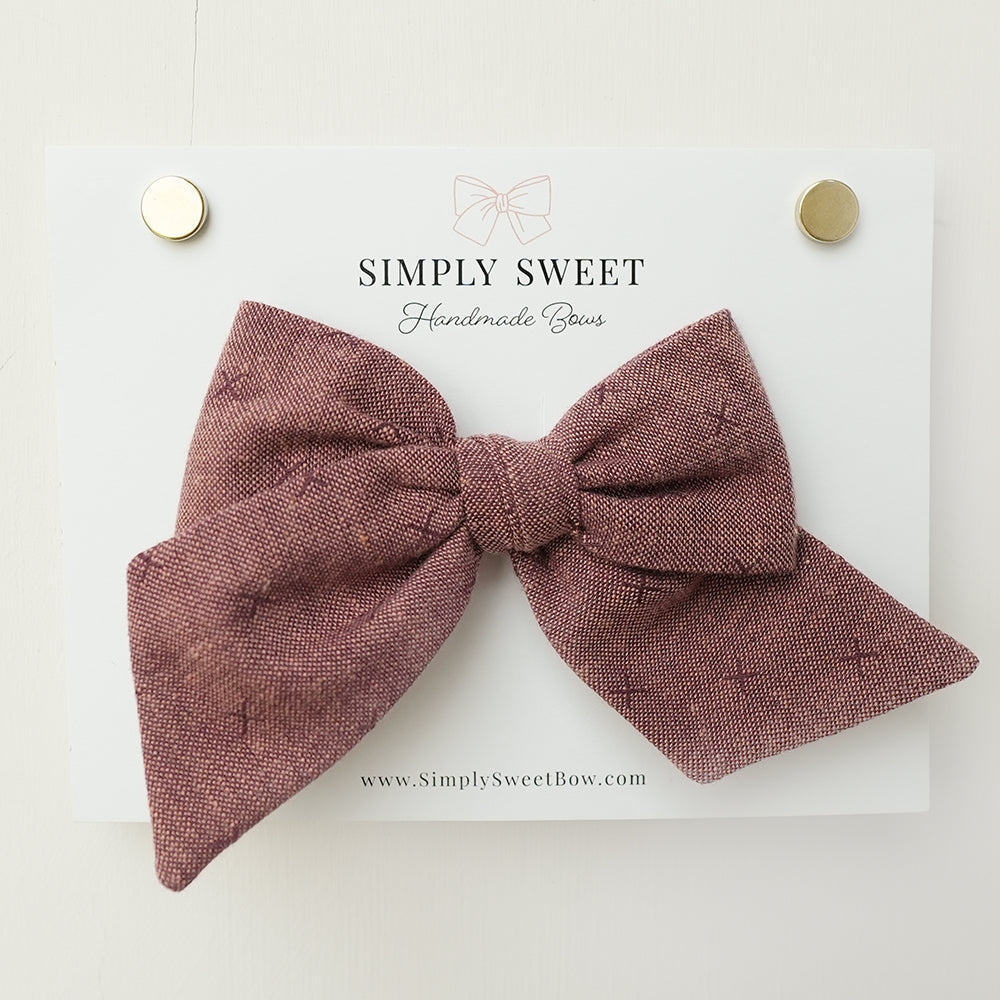 Mulberry - Knot Bow