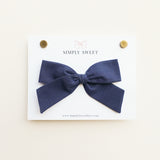 Navy - Handtied Bow