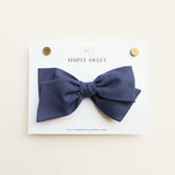 Navy - Knot Bow