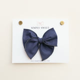 Navy - Edged Bow