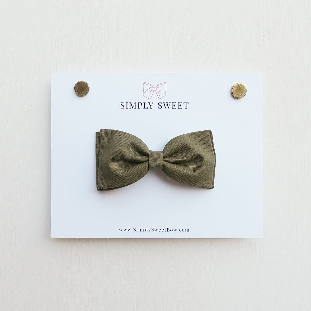Olive - Bow Tie