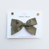 Olive - Handtied Bow