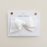 White - Knot Bow