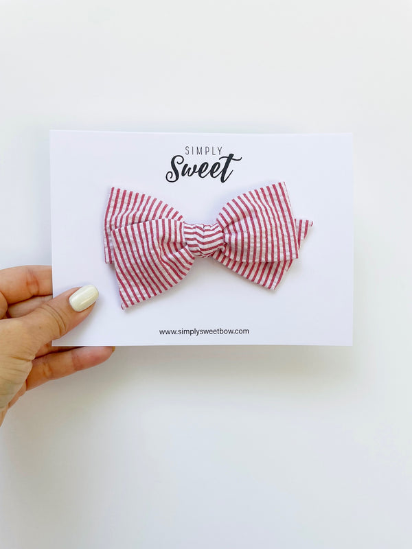 Stripes - Knot Bow
