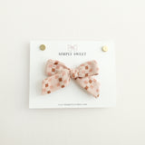 Basket Weave - Handtied Bow