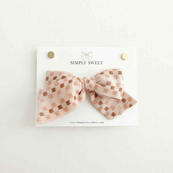 Basket Weave - Knot Bow