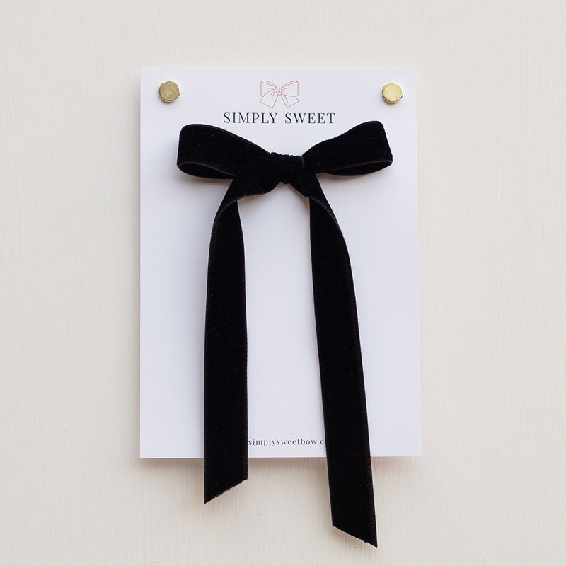 Black Velvet - Big Girl Bow