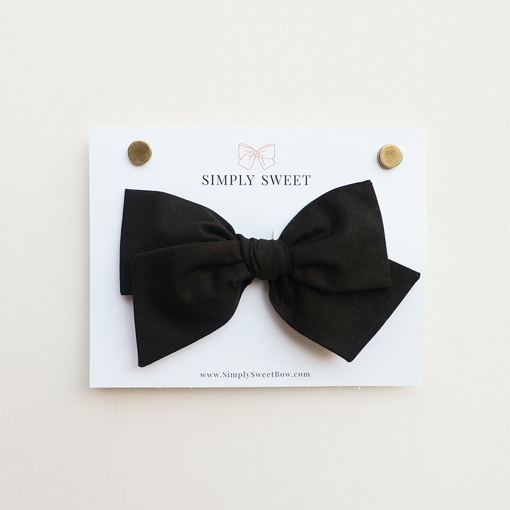 Black - Knot Bow