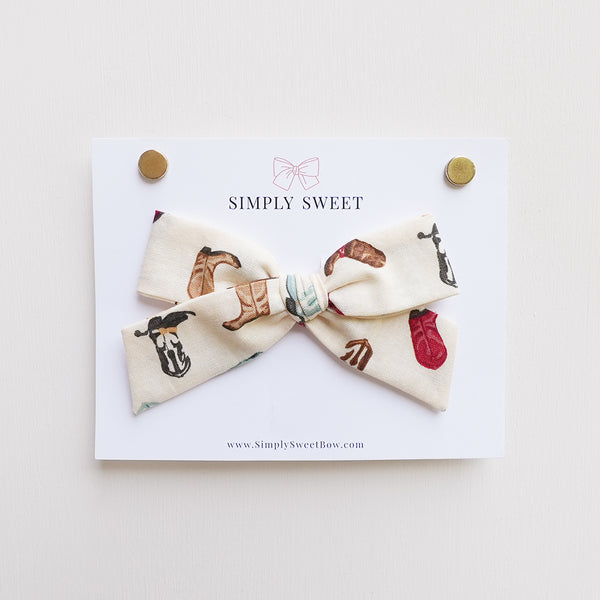 Boot Scoot - Handtied Bow