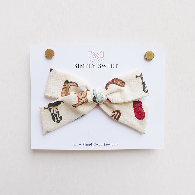 Boot Scoot - Handtied Bow