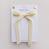 Buttercream Velvet - Big Girl Bow