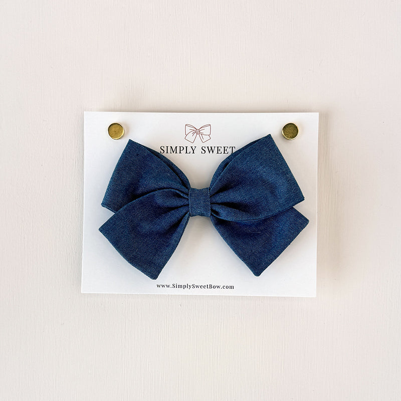 Chambray - Classic Bow