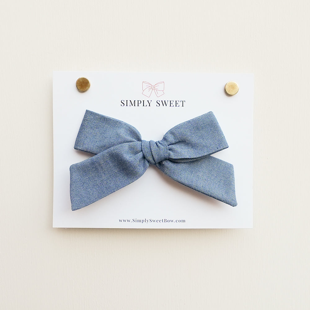 Chambray - Handtied Bow