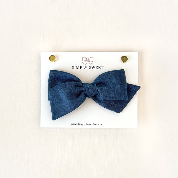 Chambray - Knot Bow