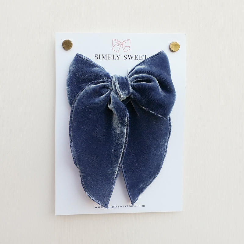 Dusk - Velvet Edged Bow