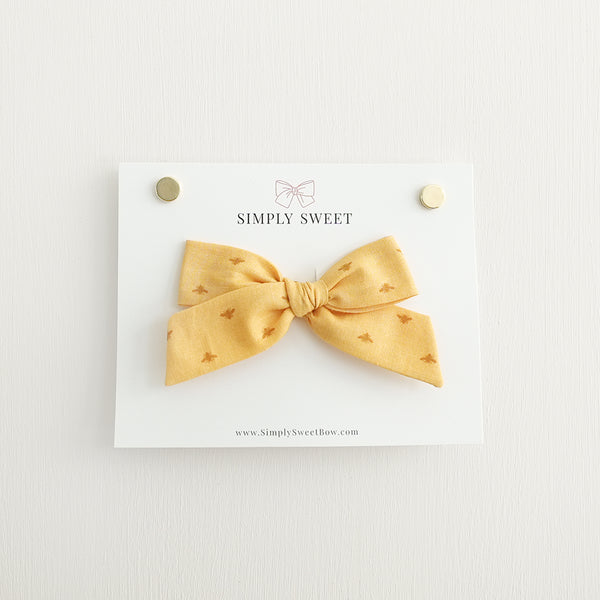 Honey Bee - Handtied Bow