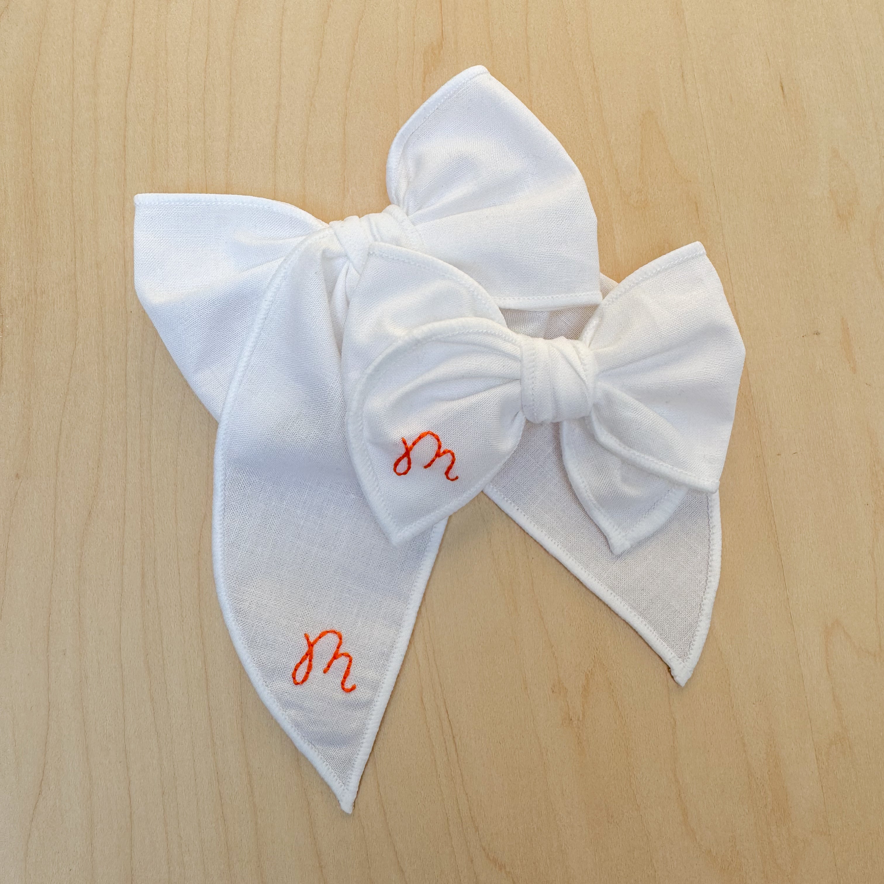 Chambray - Edged Bow