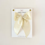 Ivory - Large Edged Bow