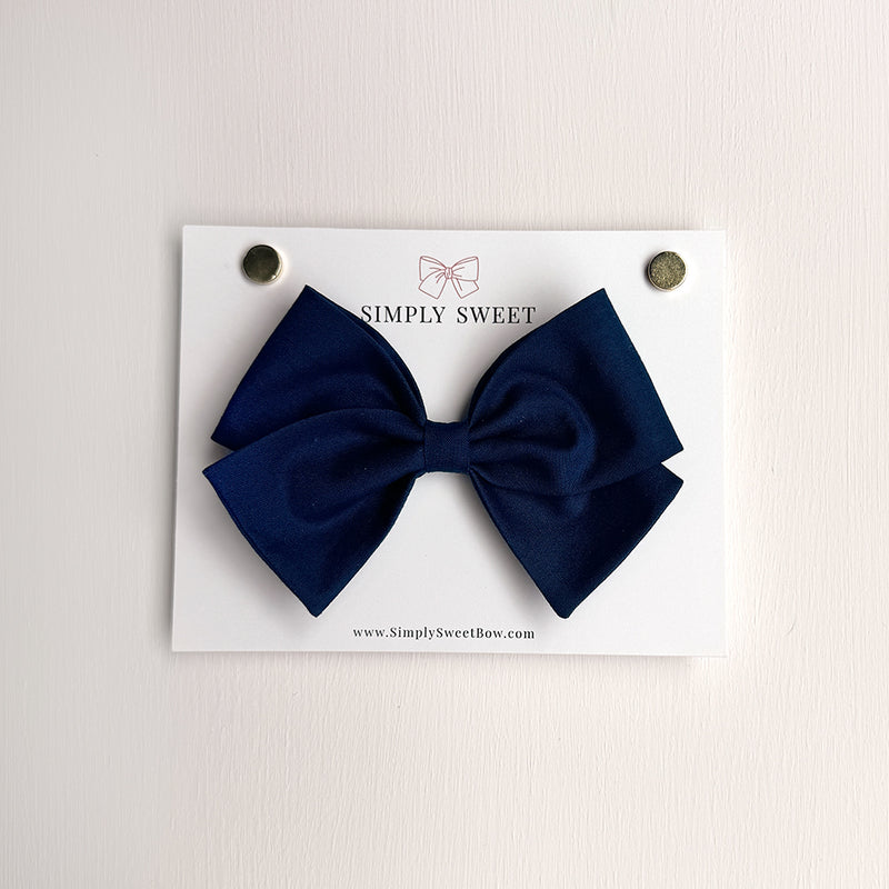 Navy - Classic Bow