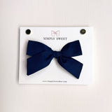 Navy - Handtied Bow