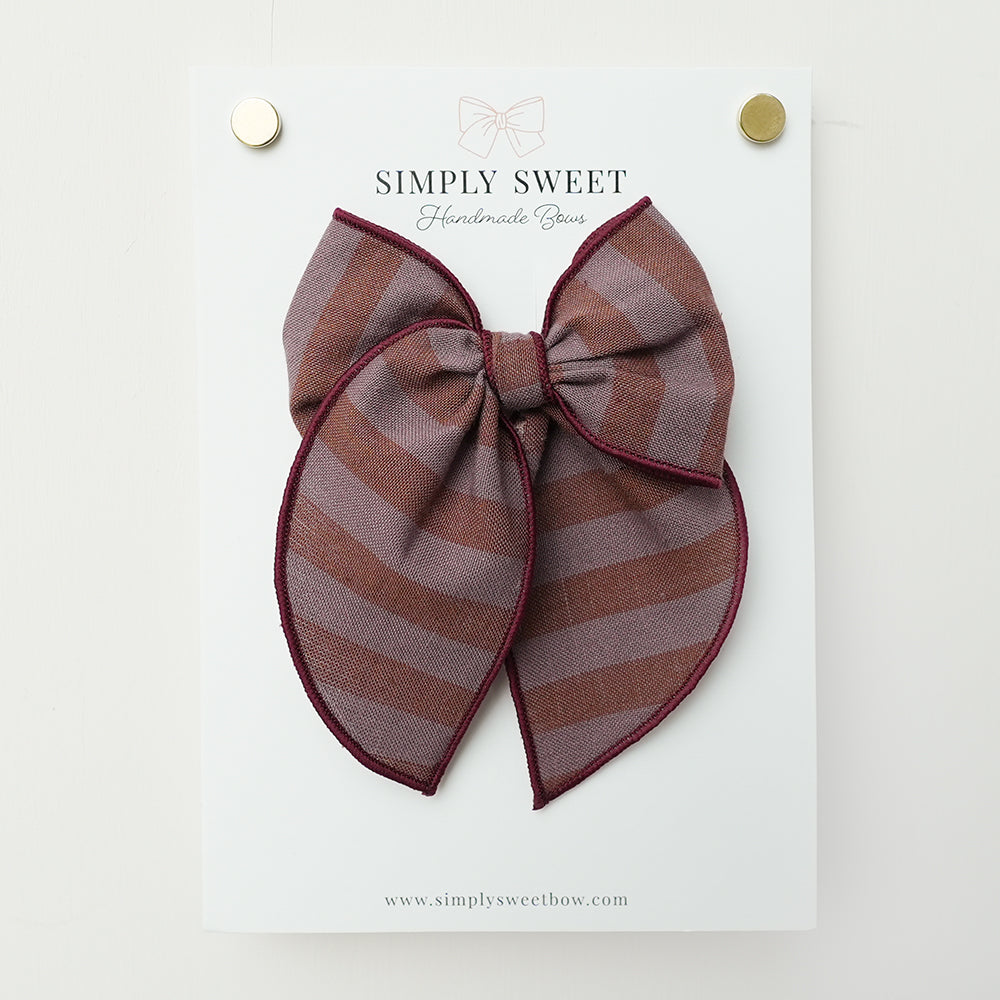 Plum - Edged Bow