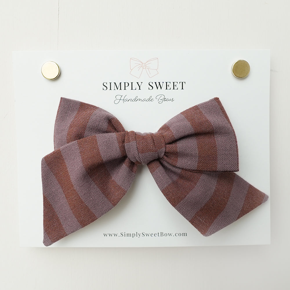 Plum - Knot Bow