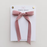 Rose Velvet - Big Girl Bow