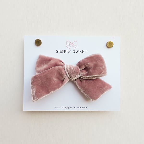 Rose - Velvet Knot Bow