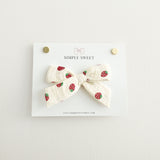 Strawberry - Handtied Bow