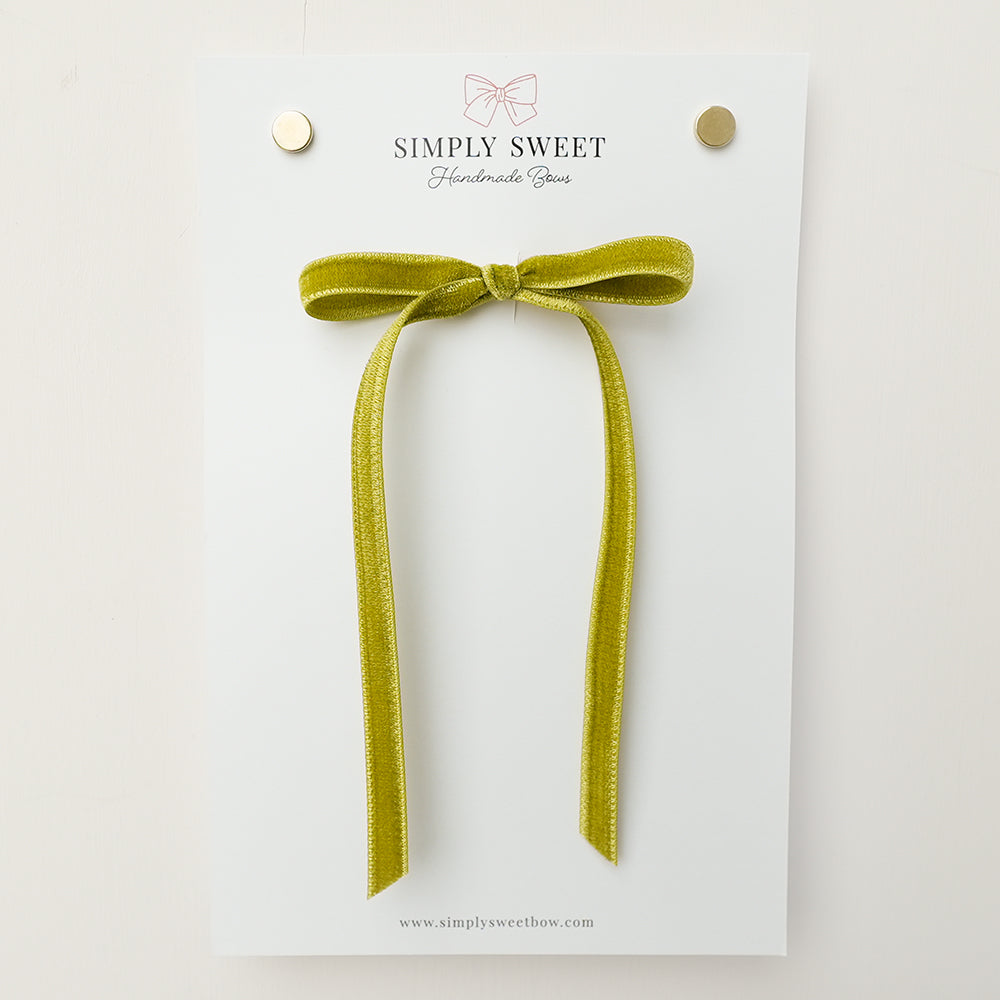 Sweet Pea - Velvet Big Girl Bow