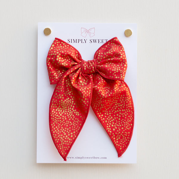 Tinsel - Large Edged Bow