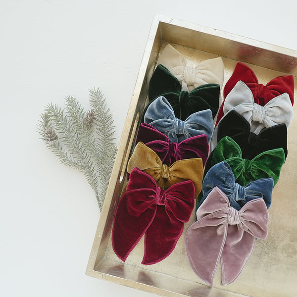 Dusk - Velvet Edged Bow