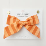 Dreamsicle - Handtied Bow