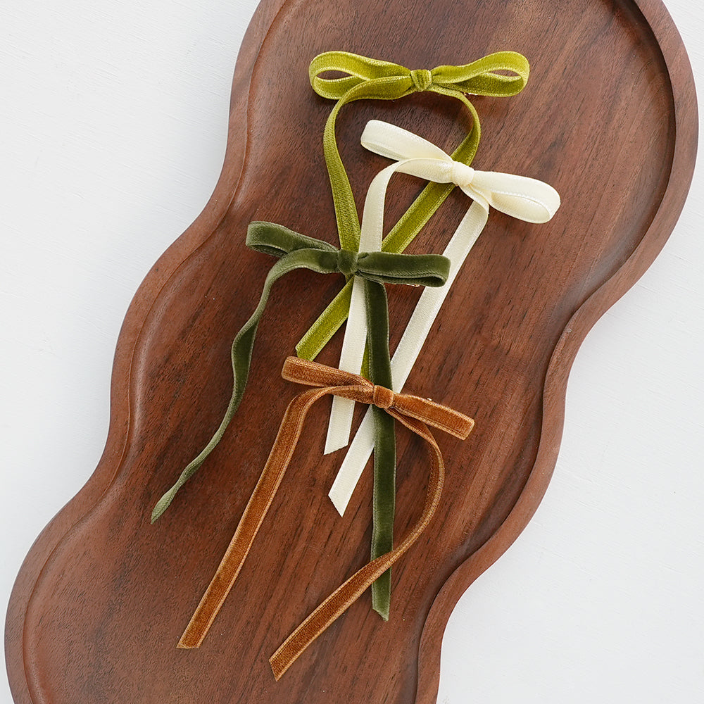 Copper - VelvetBig Girl Bow